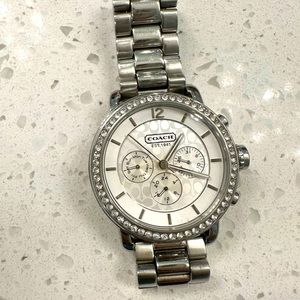 Coach Silver Watch